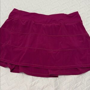 Lululemon Athletica Magenta Skort